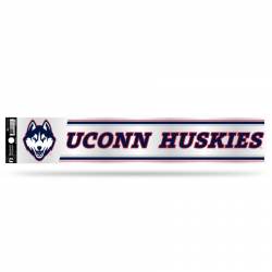 University Of Connecticut UCONN Huskies - 3x17 Clear Vinyl Sticker