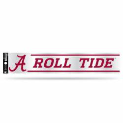 University of Alabama Crimson Tide Roll Tide - 3x17 Clear Vinyl Sticker