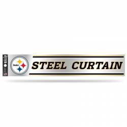 Pittsburgh Steelers - 3x17 Clear Vinyl Sticker