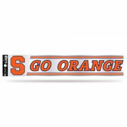Syracuse University Orange - 3x17 Clear Vinyl Sticker