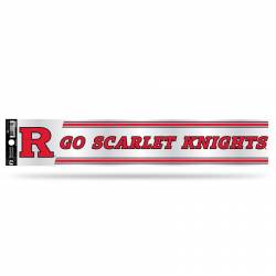 Rutgers University Scarlet Knights - 3x17 Clear Vinyl Sticker