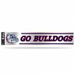 Gonzaga University Bulldogs - 3x17 Clear Vinyl Sticker