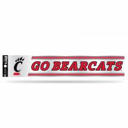 University Of Cincinnati Bearcats - 3x17 Clear Vinyl Sticker