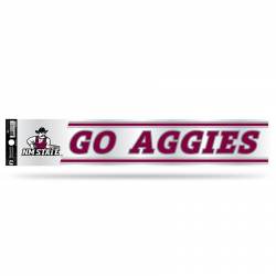 New Mexico State University Aggies - 3x17 Clear Vinyl Sticker