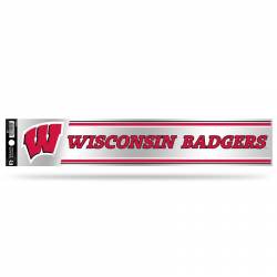 University Of Wisconsin Badgers - 3x17 Clear Vinyl Sticker