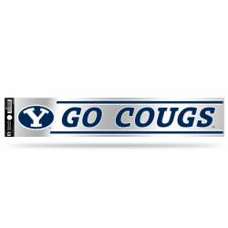 Brigham Young University BYU Cougars - 3x17 Clear Vinyl Sticker