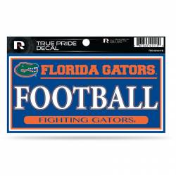 University Of Florida Gators Football - 3x6 True Pride Vinyl Sticker