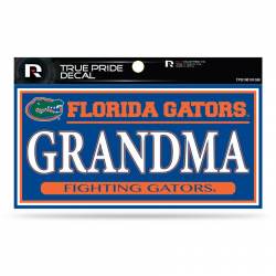 University Of Florida Gators Grandma - 3x6 True Pride Vinyl Sticker