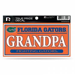 University Of Florida Gators Grandpa Orange - 3x6 True Pride Vinyl Sticker