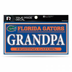 University Of Florida Gators Grandpa - 3x6 True Pride Vinyl Sticker