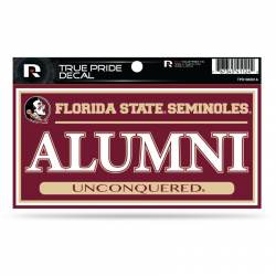 Florida State University Seminoles Alumni - 3x6 True Pride Vinyl Sticker