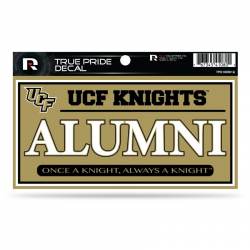 University Of Central Florida Knights Alumni - 3x6 True Pride Vinyl Sticker