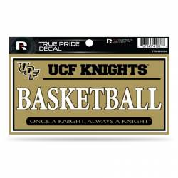 University Of Central Florida Knights Basketball - 3x6 True Pride Vinyl Sticker