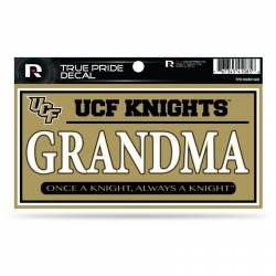 University Of Central Florida Knights Grandma - 3x6 True Pride Vinyl Sticker