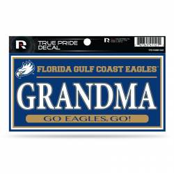 Florida Gulf Coast University Eagles Grandma - 3x6 True Pride Vinyl Sticker