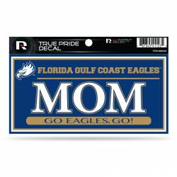 Florida Gulf Coast University Eagles Mom - 3x6 True Pride Vinyl Sticker