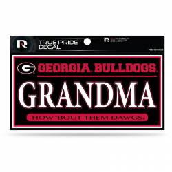 University Of Georgia Bulldogs Grandma - 3x6 True Pride Vinyl Sticker