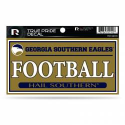 Georgia Southern University Eagles Football - 3x6 True Pride Vinyl Sticker