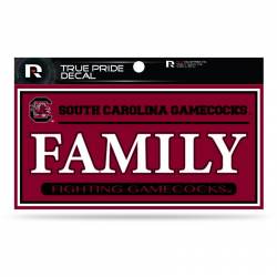 University Of South Carolina Gamecocks Family - 3x6 True Pride Vinyl Sticker