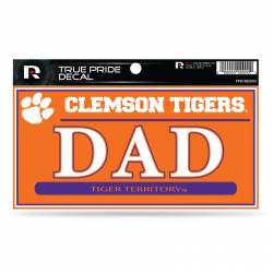 Clemson University Tigers Dad - 3x6 True Pride Vinyl Sticker