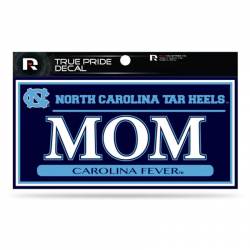University Of North Carolina Tar Heels Mom Navy - 3x6 True Pride Vinyl Sticker