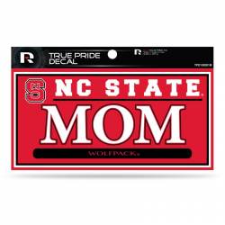 North Carolina State University Wolfpack Mom - 3x6 True Pride Vinyl Sticker