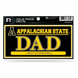 Appalachian State University Mountaineers Dad Black - 3x6 True Pride Vinyl Sticker