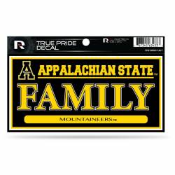 Appalachian State University Mountaineers Family Black - 3x6 True Pride Vinyl Sticker