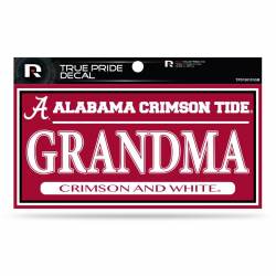 University of Alabama Crimson Tide Grandma - 3x6 True Pride Vinyl Sticker