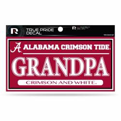 University of Alabama Crimson Tide Grandpa - 3x6 True Pride Vinyl Sticker