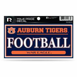 Auburn University Tigers Football - 3x6 True Pride Vinyl Sticker
