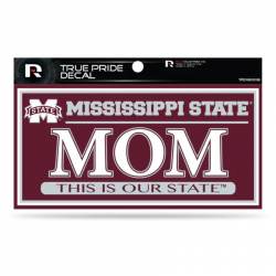 Mississippi State University Bulldogs Mom - 3x6 True Pride Vinyl Sticker