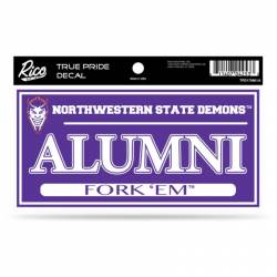 Northwestern University Wildcats Alumni - 3x6 True Pride Vinyl Sticker