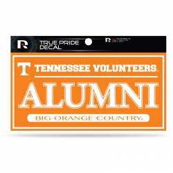 University Of Tennessee Volunteers Alumni Orange - 3x6 True Pride Vinyl Sticker