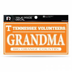 University Of Tennessee Volunteers Grandma Orange - 3x6 True Pride Vinyl Sticker