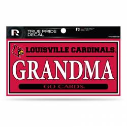 University Of Louisville Cardinals Grandma - 3x6 True Pride Vinyl Sticker