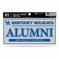 University Of Kentucky Wildcats Alumni Gray - 3x6 True Pride Vinyl Sticker