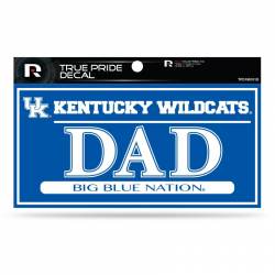 University Of Kentucky Wildcats Dad - 3x6 True Pride Vinyl Sticker