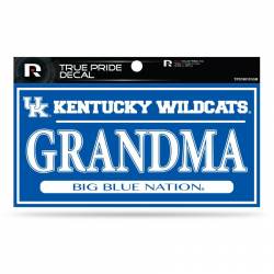 University Of Kentucky Wildcats Grandma - 3x6 True Pride Vinyl Sticker