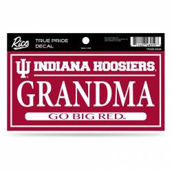 Indiana University Hoosiers Grandma - 3x6 True Pride Vinyl Sticker