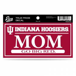 Indiana University Hoosiers Mom - 3x6 True Pride Vinyl Sticker