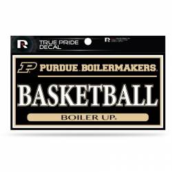 Purdue University Boilermakers Basketball - 3x6 True Pride Vinyl Sticker
