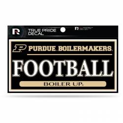 Purdue University Boilermakers Football - 3x6 True Pride Vinyl Sticker
