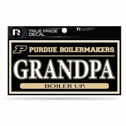 Purdue University Boilermakers Grandpa - 3x6 True Pride Vinyl Sticker