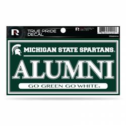 Michigan State University Spartans Alumni - 3x6 True Pride Vinyl Sticker