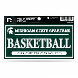 Michigan State University Spartans Basketball - 3x6 True Pride Vinyl Sticker
