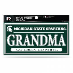 Michigan State University Spartans Grandma - 3x6 True Pride Vinyl Sticker