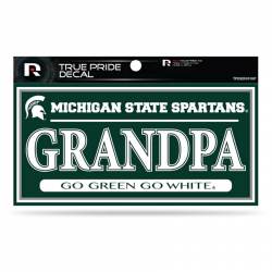 Michigan State University Spartans Grandpa - 3x6 True Pride Vinyl Sticker