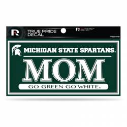 Michigan State University Spartans Mom - 3x6 True Pride Vinyl Sticker
