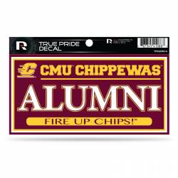 Central Michigan University Chippewas Alumni - 3x6 True Pride Vinyl Sticker